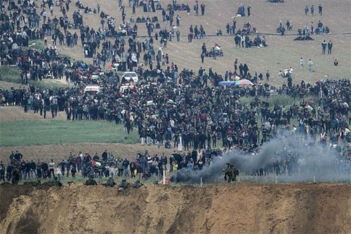 soldados israelíes disparan contra manifestantes palestinos Irán condena los crímenes del régimen sionista y apoya la resistencia palestina